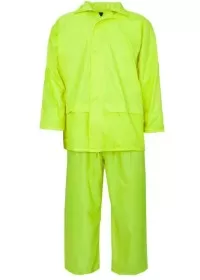 Yellow rain suit