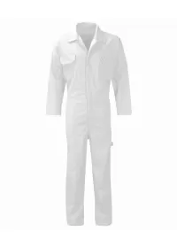 White Stud front coverall