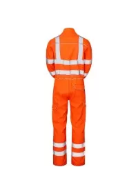 Orange FR-AST-ARC Hi Vis Coverall Pulsarail PRARC05
