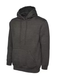 Uneek UC510 Ladies Deluxe Hooded Sweatshirt Charcoal