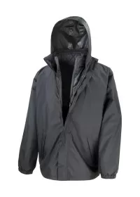 Result R215X 3-in-1 Jacket With Quilted Bodywarmer Black