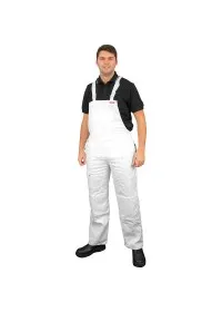 Prodec Painters White Bib and Brace