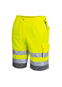 Portwest Hi Vis Shorts E043 Yellow side