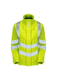 Ladies Yellow Hi Vis Softshell Jacket Pulsar P706