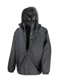 Result R215X 3-in-1 Jacket With Quilted Bodywarmer Black
