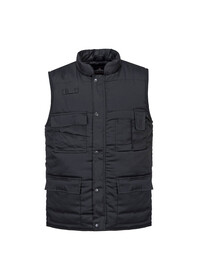 S414 Black Zip Bodywarmer