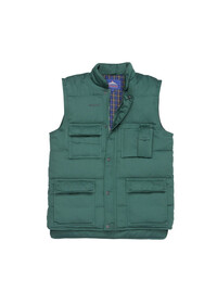 S414 Bottle Green Zip Bodywarmer
