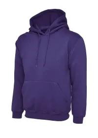 Uneek UC510 Ladies Deluxe Hooded Sweatshirt Purple