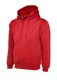 Uneek UC510 Ladies Deluxe Hooded Sweatshirt Red