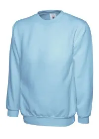 Uneek UC211 Ladies Deluxe Sweatshirt Sky Blue