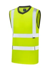 LEO VO1 Hi Vis Sleeveless T Shirt