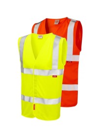 Flame retardant hi vis vest