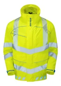 Pulsar P534 Yellow Hi Vis Softshell Jacket