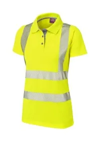 PL03 Yellow Hivis Poloshirt