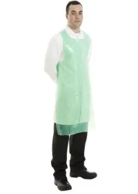 Disposable Polythene apron roll of 200 30 mu thick