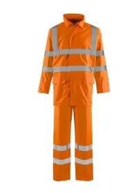 HI Vis Orange Rainsuit Lightweight 2 piece H129