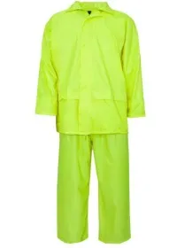 Yellow rain suit