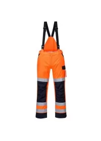 Arc Flash Orange Hi Vis Rain Trousers MV71