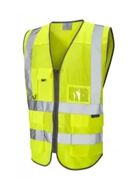 Mesh Hi Vis vest With Pockets Leo W20