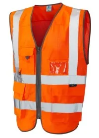 Mesh Hi Vis vest With Pockets Leo W20