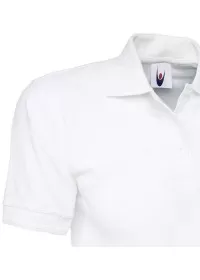 Premium Custom Embroidered Polo Shirt UC102 White LB