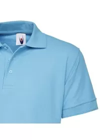 Premium Custom Embroidered Polo Shirt UC102 Sky Blue RB