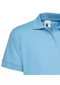 Premium Custom Embroidered Polo Shirt UC102 Sky Blue LB