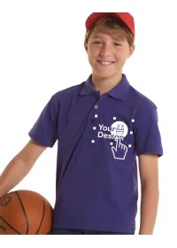 Childs Custom Embroidered Polo Shirt Uc103
