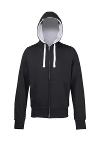 Awdis Chunky Full Zip zoodie JH052 Black