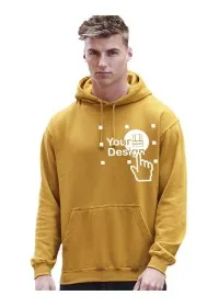 Embroidered College Hoodie Awdis JH001