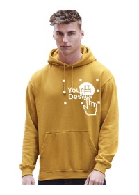 Embroidered College Hoodie Awdis JH001