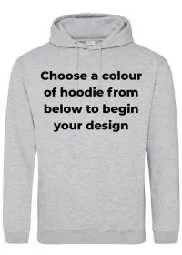 Embroidered College Hoodie Awdis JH001