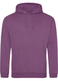 Embroidered College Hoodie Awdis JH001