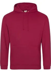 Embroidered College Hoodie Awdis JH001