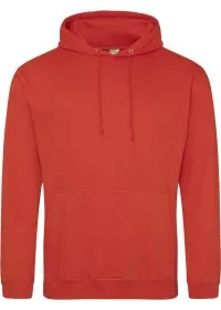 Embroidered College Hoodie Awdis JH001