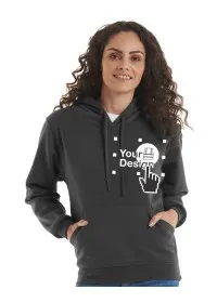 Embroidered Ladies Hoodie Uneek UC510 Deluxe