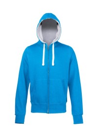 Awdis Chunky Full Zip zoodie JH052 Sapphire Blue