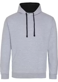 Embroidered Two Tone Hoodie Awdis JH003