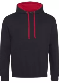 Embroidered Two Tone Hoodie Awdis JH003