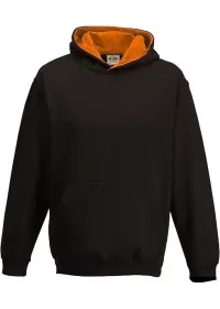 Embroidered Kids Two Tone Hoodie Awdis JH03J
