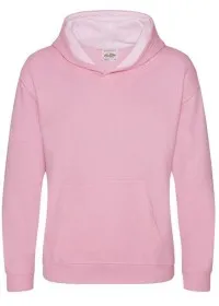 Embroidered Kids Two Tone Hoodie Awdis JH03J