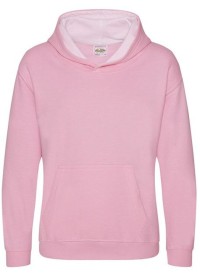 Embroidered Kids Two Tone Hoodie Awdis JH03J
