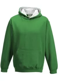 Embroidered Kids Two Tone Hoodie Awdis JH03J