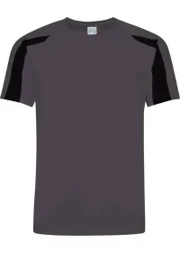 Embroidered Two Tone Sports T-Shirt Awdis JC003