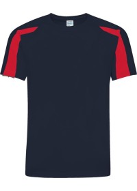 Embroidered Two Tone Sports T-Shirt Awdis JC003