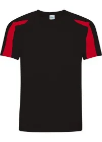 Embroidered Two Tone Sports T-Shirt Awdis JC003