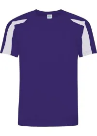 Embroidered Two Tone Sports T-Shirt Awdis JC003