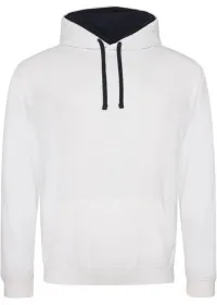 Embroidered Two Tone Hoodie Awdis JH003