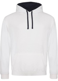 Embroidered Two Tone Hoodie Awdis JH003