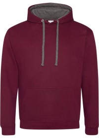 Embroidered Two Tone Hoodie Awdis JH003